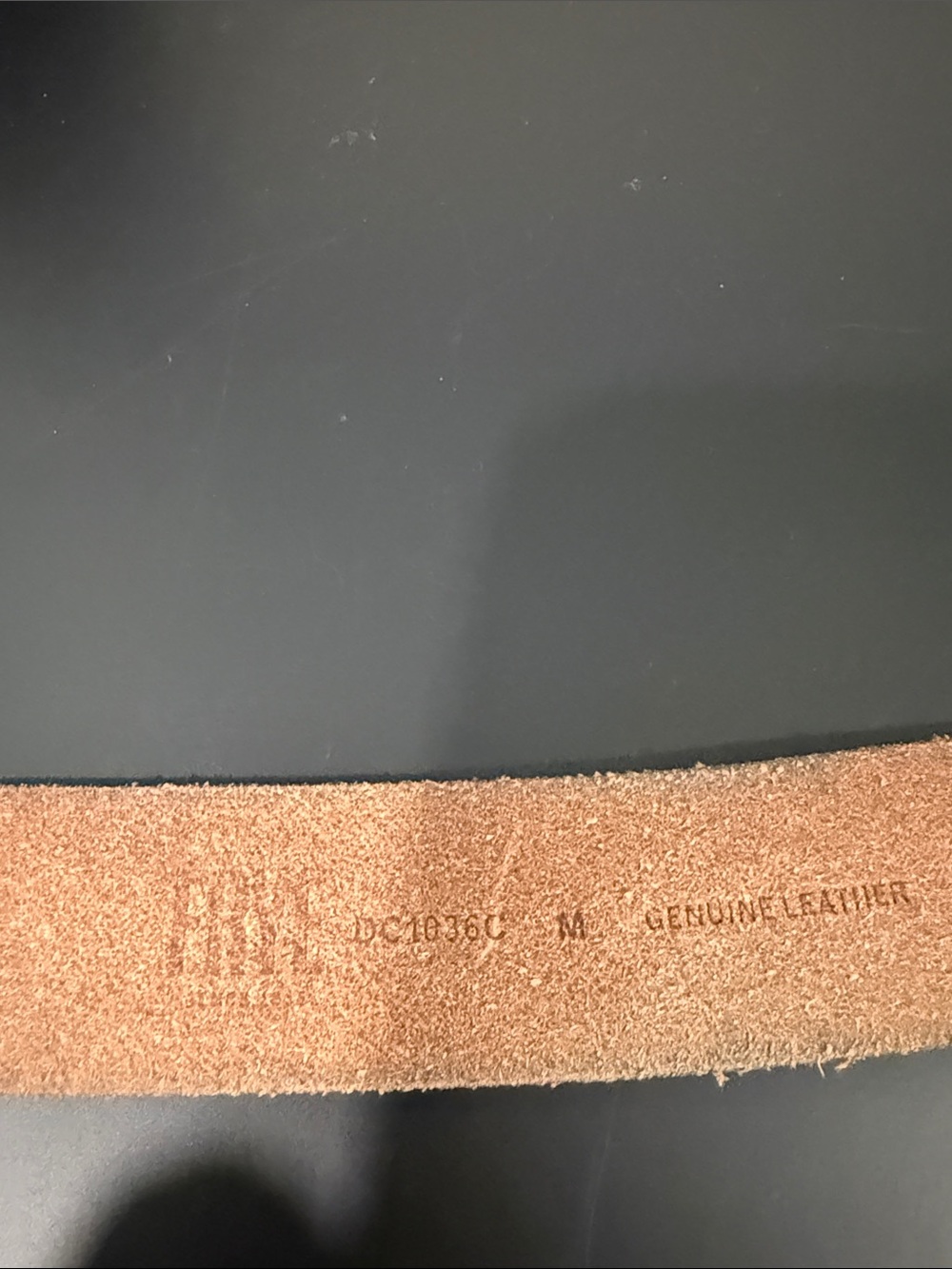 Women’s Frye Tan Belt with Brass Buckle - Picture 2 of 4